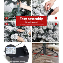 Load image into Gallery viewer, Snowy LED Lights Warm White Christmas Tree 1.8M 6FT