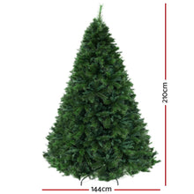 Load image into Gallery viewer, Jingle Jollys Christmas Tree 2.1M Xmas Tree Decorations Pine Needles 1584 Tips