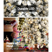 Load image into Gallery viewer, Snowy LED Lights Warm White Christmas Tree 2.1M 7FT