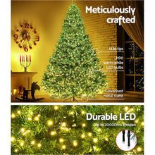 Load image into Gallery viewer, Jingle Jollys Christmas Tree 2.4M Xmas Tree Decorations 3190 LEDs 8 Light Mode