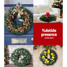 Load image into Gallery viewer, Jingle Jollys 60cm Christmas Wreath Garland Xmas Decorations Wedding Party