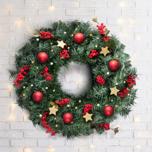 Load image into Gallery viewer, Jingle Jollys 60cm Christmas Wreath Garland Xmas Decorations Wedding Party