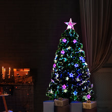 Load image into Gallery viewer, Jingle Jollys 1.2m Christmas Tree Optic Fibre LED Xmas tree Multi Colour
