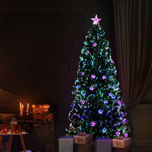 Load image into Gallery viewer, Jingle Jollys 1.8m Christmas Tree Optic Fibre LED Xmas tree Multi Colour