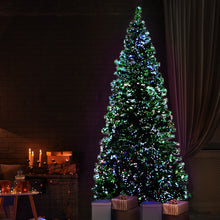 Load image into Gallery viewer, Jingle Jollys 1.8m Christmas Tree Optic Fibre LED Xmas tree 300 Tips