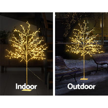Load image into Gallery viewer, Jingle Jollys Christmas Tree 1.5M 304 LED Lights Xmas Tree Decor Warm White