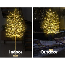 Load image into Gallery viewer, 2.1M LED Christmas Branch Tree 480 LED Xmas Warm White Optic Fiber