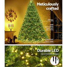 Load image into Gallery viewer, Jingle Jollys Christmas Tree 2.4m Xmas Tree Decorations 1488 LEDs 8 Light Modes