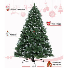 Load image into Gallery viewer, Jingle Jollys Christmas Tree 2.4m Snowy Xmas Tree Decoration 1400 Tips