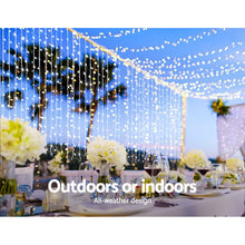Load image into Gallery viewer, Jingle Jollys 6X3M Christmas Curtain Fairy Lights String 600LED Party Wedding CW