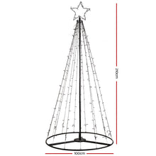 Load image into Gallery viewer, Jingle Jollys Solar Christmas Tree 2.1M 264 LED Xmas Tree Decor Multi Colour