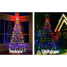 Load image into Gallery viewer, Jingle Jollys Solar Christmas Tree 2.1M 264 LED Xmas Tree Decor Multi Colour
