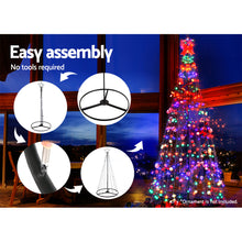 Load image into Gallery viewer, Jingle Jollys Solar Christmas Tree 2.1M 264 LED Xmas Tree Decor Multi Colour