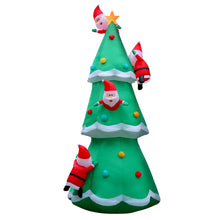 Load image into Gallery viewer, Jingle Jollys 5M Christmas Inflatable Santa on Christmas Tree Xmas Decor LED