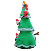 Load image into Gallery viewer, Jingle Jollys 5M Christmas Inflatable Santa on Christmas Tree Xmas Decor LED