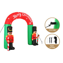 Load image into Gallery viewer, Jingle Jollys Christmas Inflatable Nutcracker Archway 3M Outdoor Decorations