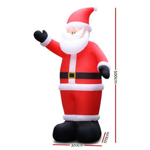 Load image into Gallery viewer, 5M Christmas Inflatable Santa Decorations Outdoor Air-Power Light