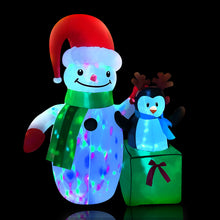 Load image into Gallery viewer, Jingle Jollys Inflatable Christmas 1.8M Snowman LED Lights Outdoor Decorations