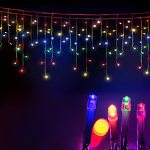 Load image into Gallery viewer, Jingle Jollys 500 LED Solar Powered Christmas Icicle Lights 20M Outdoor Fairy String Party Multicolour