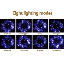 Load image into Gallery viewer, Jingle Jollys 800 LED Christmas Icicle Lights White and Blue