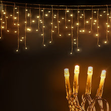 Load image into Gallery viewer, Jingle Jollys 800 LED Christmas Icicle Lights Warm White
