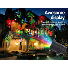 Load image into Gallery viewer, Christmas Party Pattern LED Laser Landscape Projector