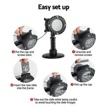 Load image into Gallery viewer, Christmas Party Pattern LED Laser Landscape Projector