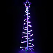 Load image into Gallery viewer, 1.88M Waterproof Colourful Jingle Jollys Christmas Tree  LED Motif Light