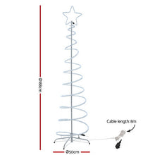 Load image into Gallery viewer, 1.88M Waterproof Colourful Jingle Jollys Christmas Tree  LED Motif Light