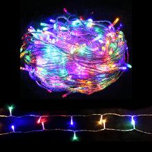 Load image into Gallery viewer, Jingle Jollys 100M Christmas String Lights 500LED Multi Colour