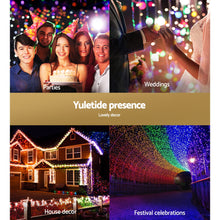 Load image into Gallery viewer, Jingle Jollys 100M Christmas String Lights 500LED Multi Colour
