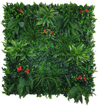Load image into Gallery viewer, Elegant Red Rose Vertical Garden / Green Wall UV Resistant Sample