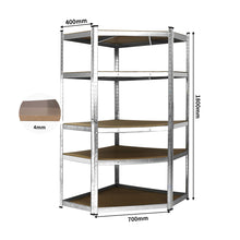 Load image into Gallery viewer, Corner Garage Metal Storage Shelves