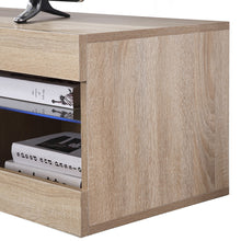 Load image into Gallery viewer, 150cm Modern Wood LED Entertainment Unit - Oak
