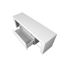 Load image into Gallery viewer, 130cm Wooden RGB LED Lights TV Cabinet Entertainment Unit