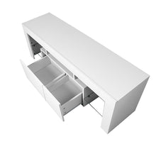 Load image into Gallery viewer, 190cm Wooden RGB LED Lights TV Cabinet Entertainment Unit