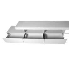 Load image into Gallery viewer, 240cm Wooden RGB LED Lights TV Cabinet Entertainment Unit