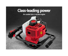 Load image into Gallery viewer, 92CC Petrol Post Hole Digger Drill Borer Fence Extension Auger Bits