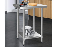 Load image into Gallery viewer, 610 x 610m Commercial Stainless Steel Kitchen Bench