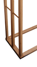 Load image into Gallery viewer, Bamboo Towel Bar Metal Holder Rack 3-Tier Freestanding for Bathroom and Bedroom
