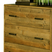 Load image into Gallery viewer, Tallboy with 4 Storage Drawers in Wooden Light Brown Colour
