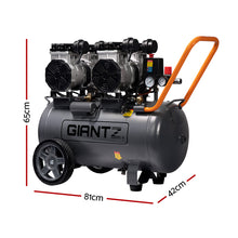 Load image into Gallery viewer, Giantz 50L Air Compressor 3.0HP Oil-Free Quiet Electric Portable Air Inflator
