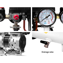 Load image into Gallery viewer, Giantz 24L Air Compressor 40 L/min 115psi Oil-Free Electric Portable Inflator
