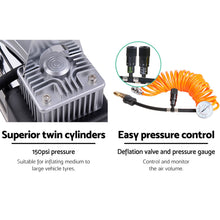 Load image into Gallery viewer, Giantz 12V Portable Air Compressor
