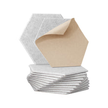 Load image into Gallery viewer, Alpha Acoustic Foam 12pcs 35x30x0.9cm Soundproof Absorption Panel Adhesive Grey
