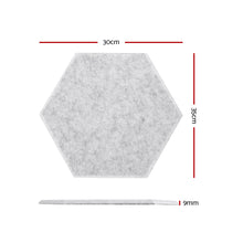Load image into Gallery viewer, Alpha Acoustic Foam 12pcs 35x30x0.9cm Soundproof Absorption Panel Adhesive Grey
