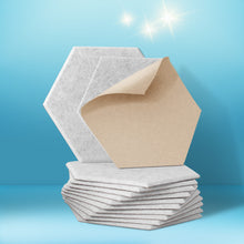 Load image into Gallery viewer, Alpha Acoustic Foam 12pcs 35x30x0.9cm Soundproof Absorption Panel Adhesive Grey
