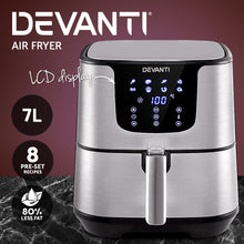 Load image into Gallery viewer, 7L-1700W LCD Digital Air Fryer - Silver
