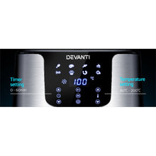 Load image into Gallery viewer, 7L-1700W LCD Digital Air Fryer - Silver
