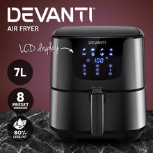 Load image into Gallery viewer, 7L-1700W LCD Digital Stainless Steel Air Fryer
